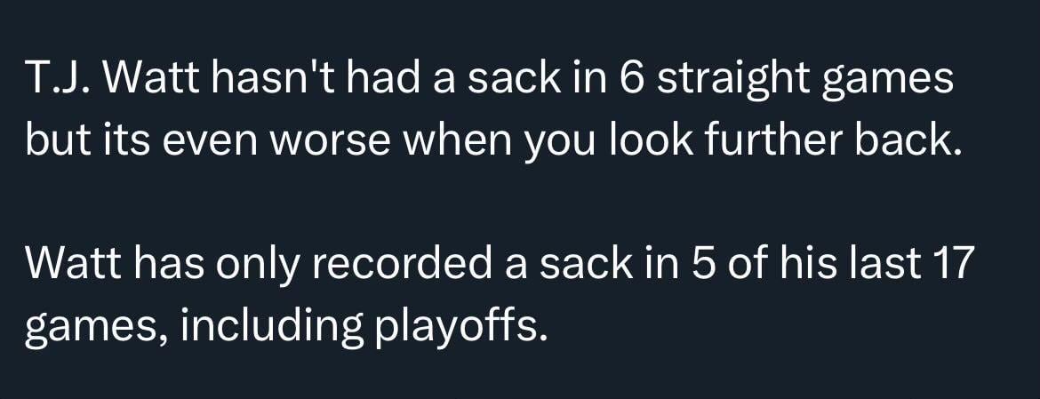 It’s as bad as it looks for TJ