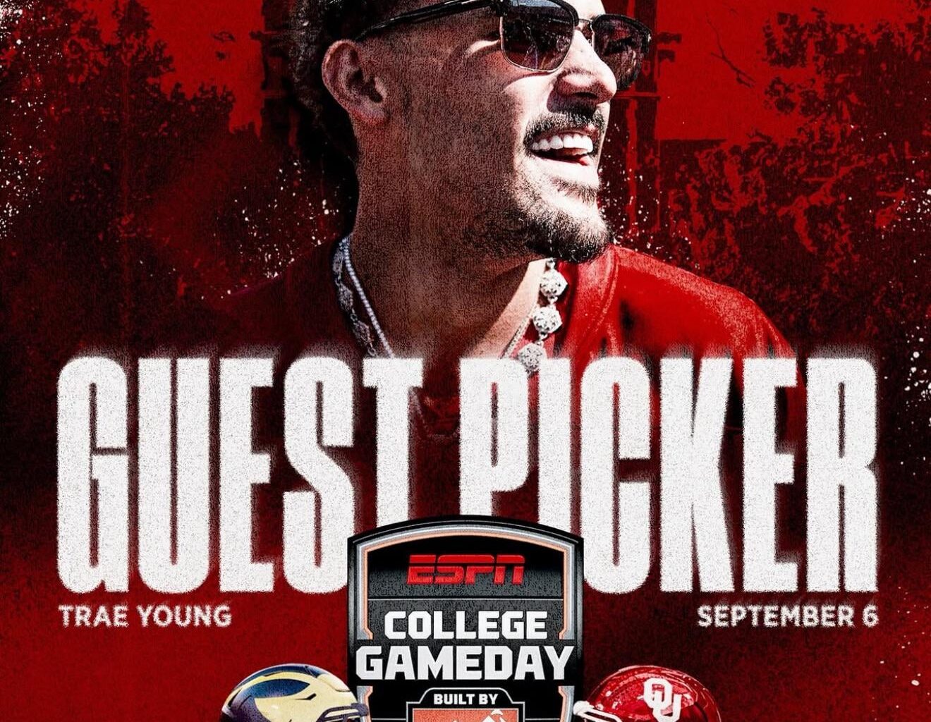 Trae will be the guest picker on College GameDay this week!