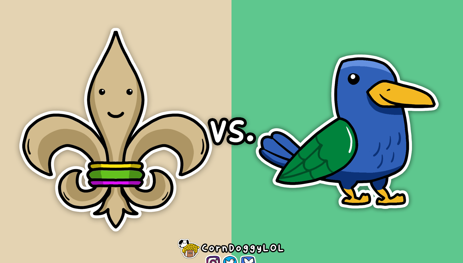 New Orleans Saints Week 3 Matchup Doodle :)