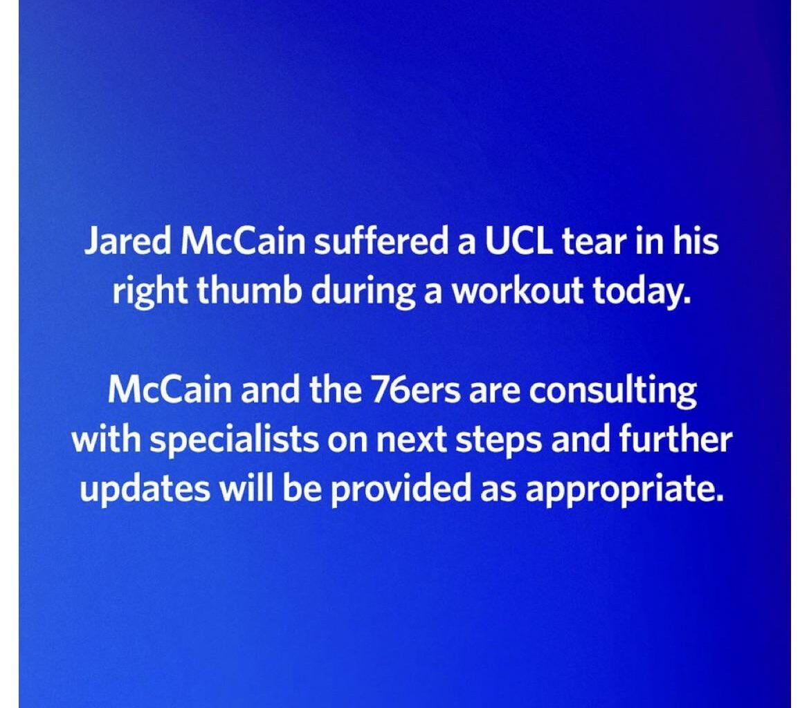 *Breaking Injury news*