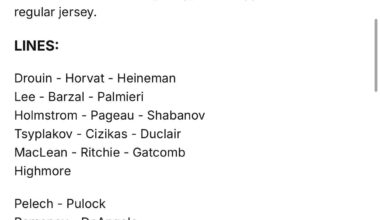 Islanders remaining lines/players at training camp