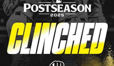 The Milwaukee Brewers are the first team in 2025 to officially clinch a postseason berth!