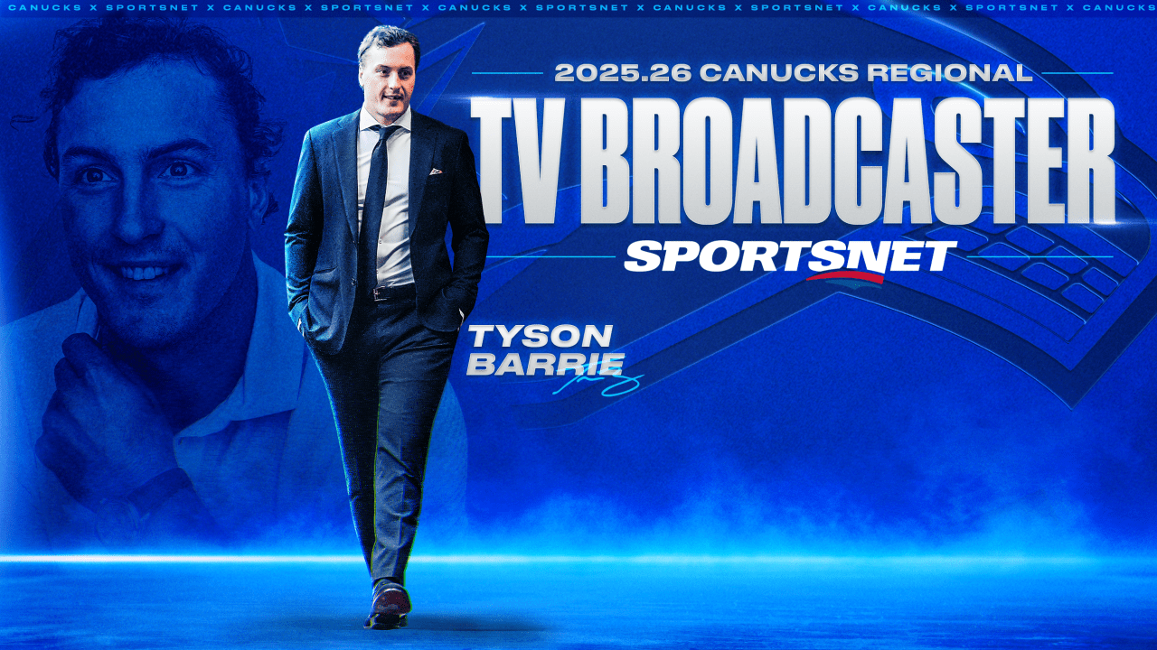 Canucks announce Tyson Barrie joining the regional broadcasting team
