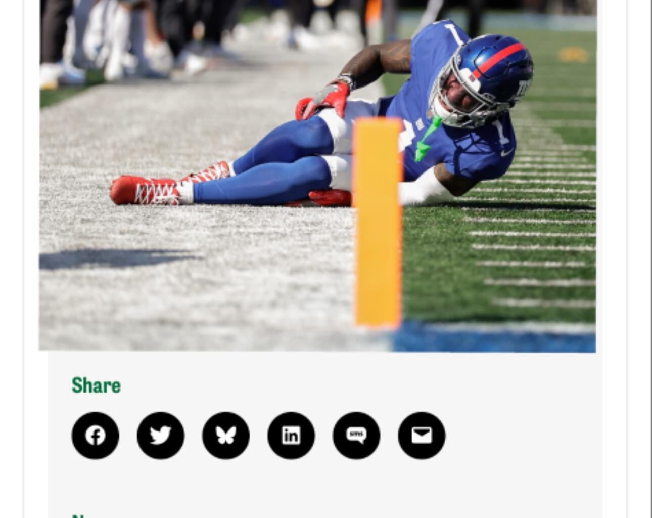 MetLife Turf Strikes again