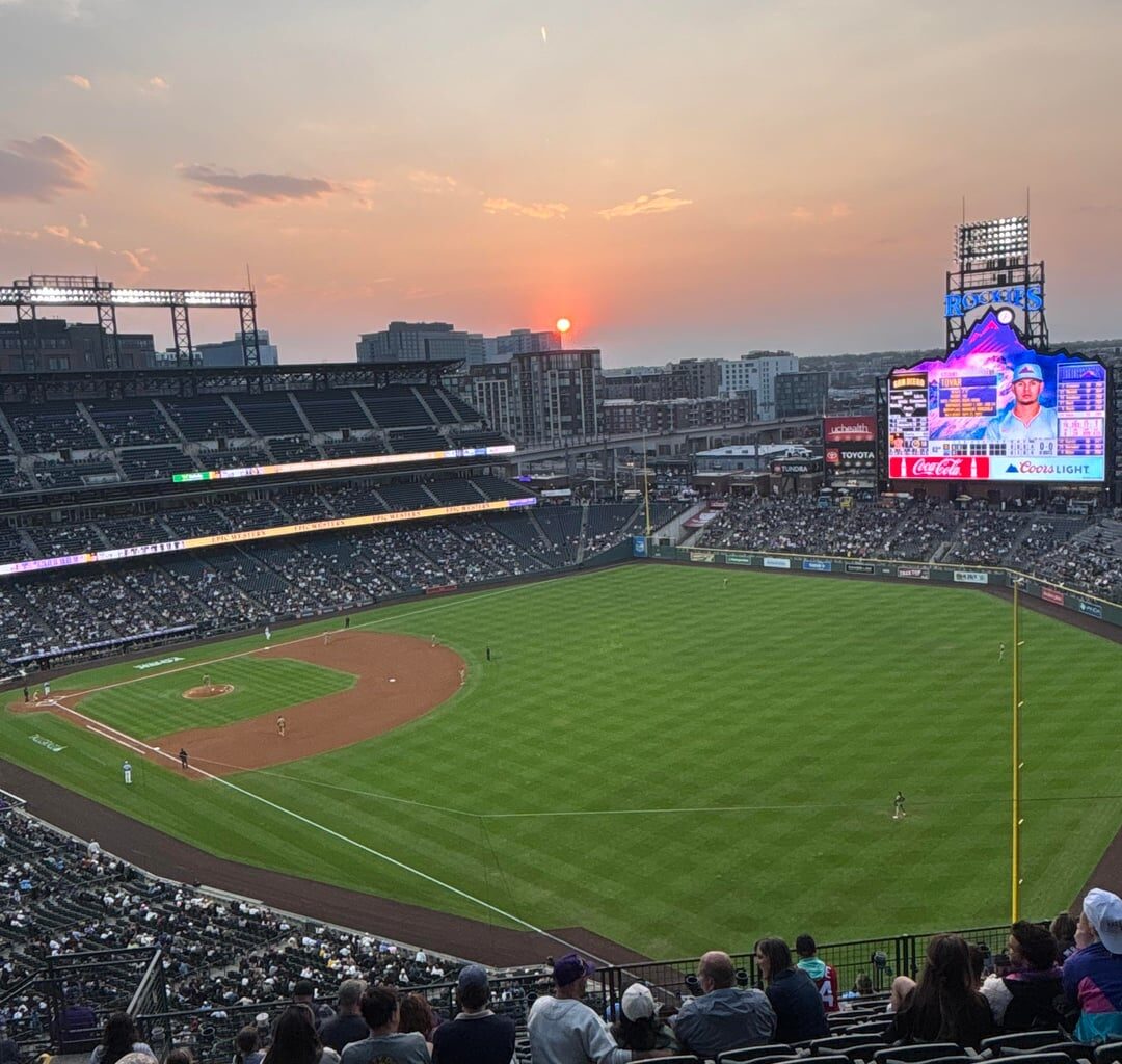 First time at Coor’s Field 🫶🏾