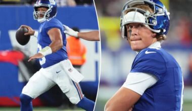 Giants' Brian Daboll opens door to bench Russell Wilson as calls for Jaxson Dart grow