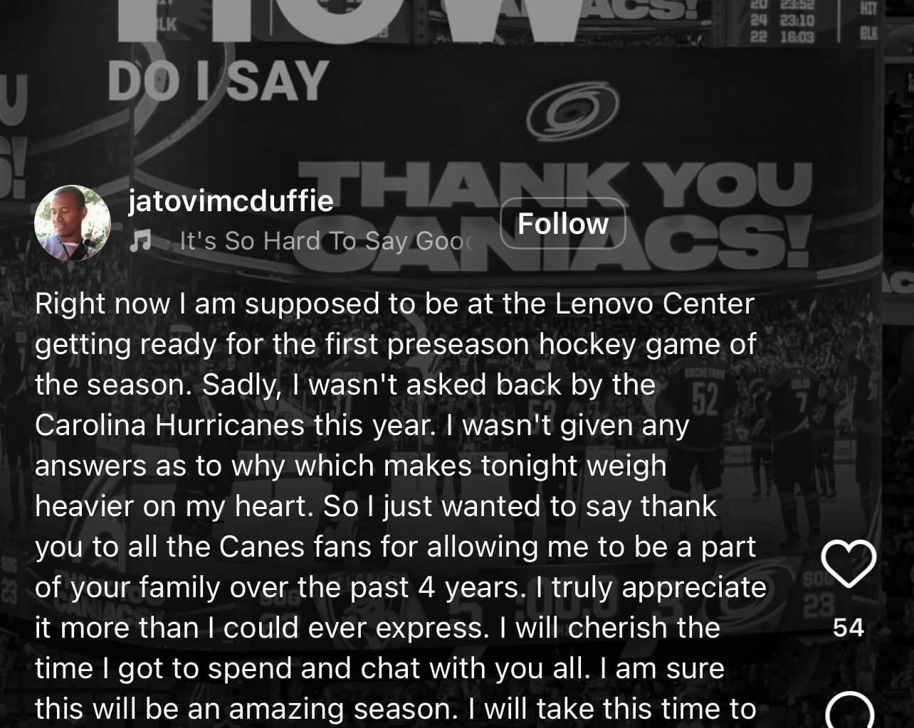 Jatovi McDuffie not returning this season 💔