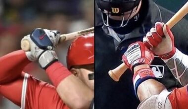 The latest Royals/Angels game thread link shows Trout with 50 strikeouts in his last 106 AB. Try something different! He has the power to still get his dingers while maybe, you know, make more contact.