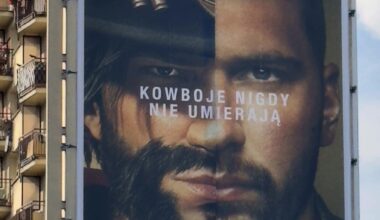 Billboard near sports hall Spodek in Katowice, Poland where Slovenia  is playing games in European championship 2025.