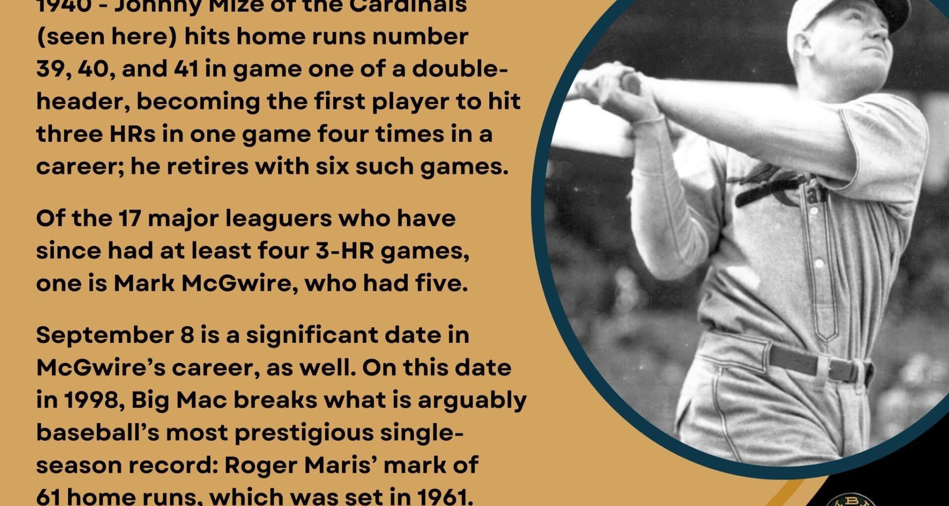 On This Date in Baseball History - September 8