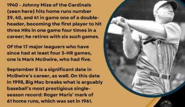 On This Date in Baseball History - September 8