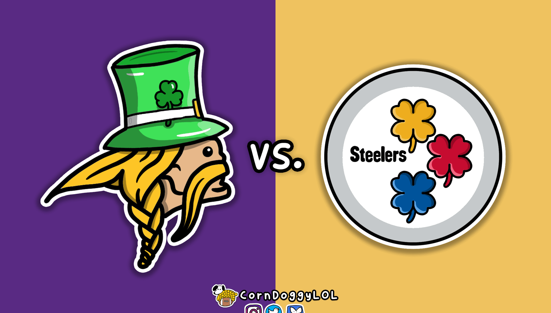 Pittsburgh Steelers Ireland Matchup Doodle :)