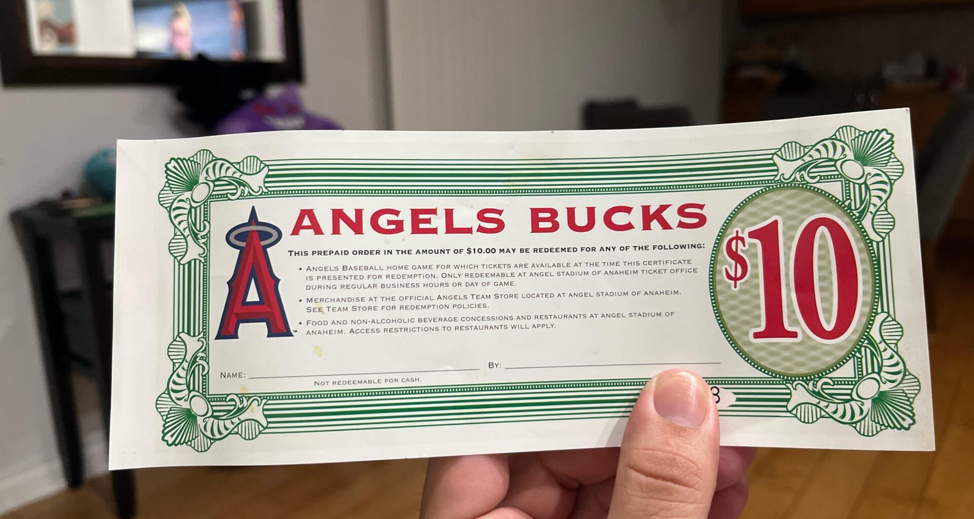 When did I get this? Does anyone remember when they gave these out? There’s nothing on the back