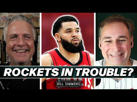 Bill Simmons and Zach Lowe talking about a hypothetical Payton Pritchard or Derrick White to Houston trade in light of the Fred Vanvleet injury