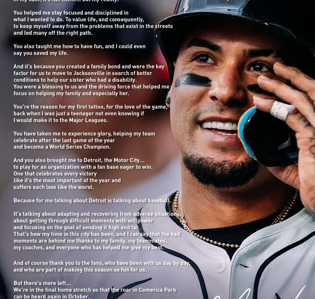 “Dear Baseball” - an open letter from Javy Baez