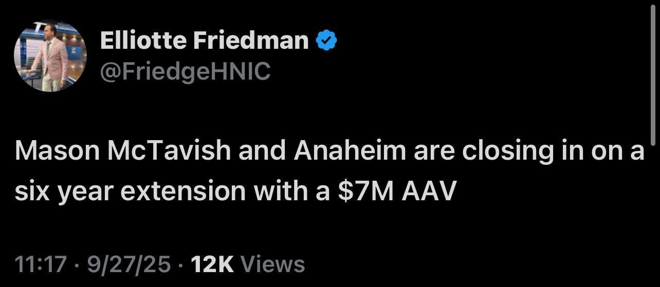 Your weekly /r/anaheimducks roundup for the week of September 22 - September 28, 2025