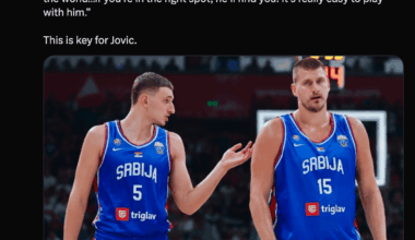 Niko: "I learned a lot from [Jokic], offensively and defensively. He’s the best player in the world…if you’re in the right spot, he’ll find you. It’s really easy to play with him."