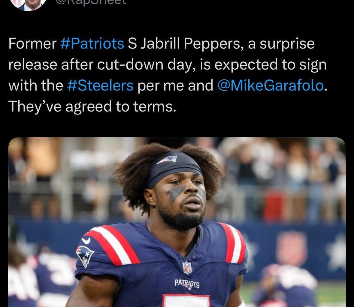 Peppers is heading to the Steelers