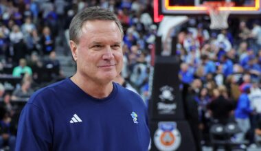 Kansas basketball head coach Bill Self