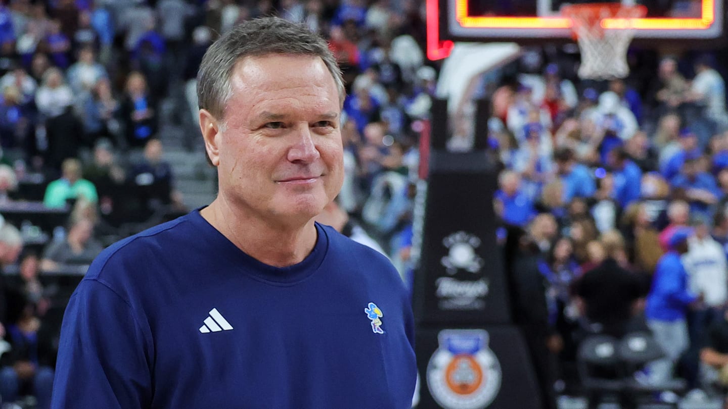 Kansas basketball head coach Bill Self