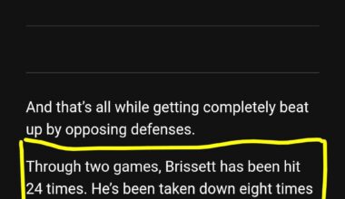 Oh yeah, offensive line is good and Kyler being forced to scramble isn't real. 😂