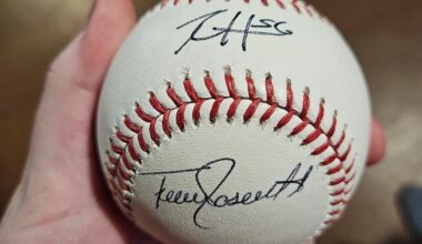 Autographed Helsley/Rosenthal ball