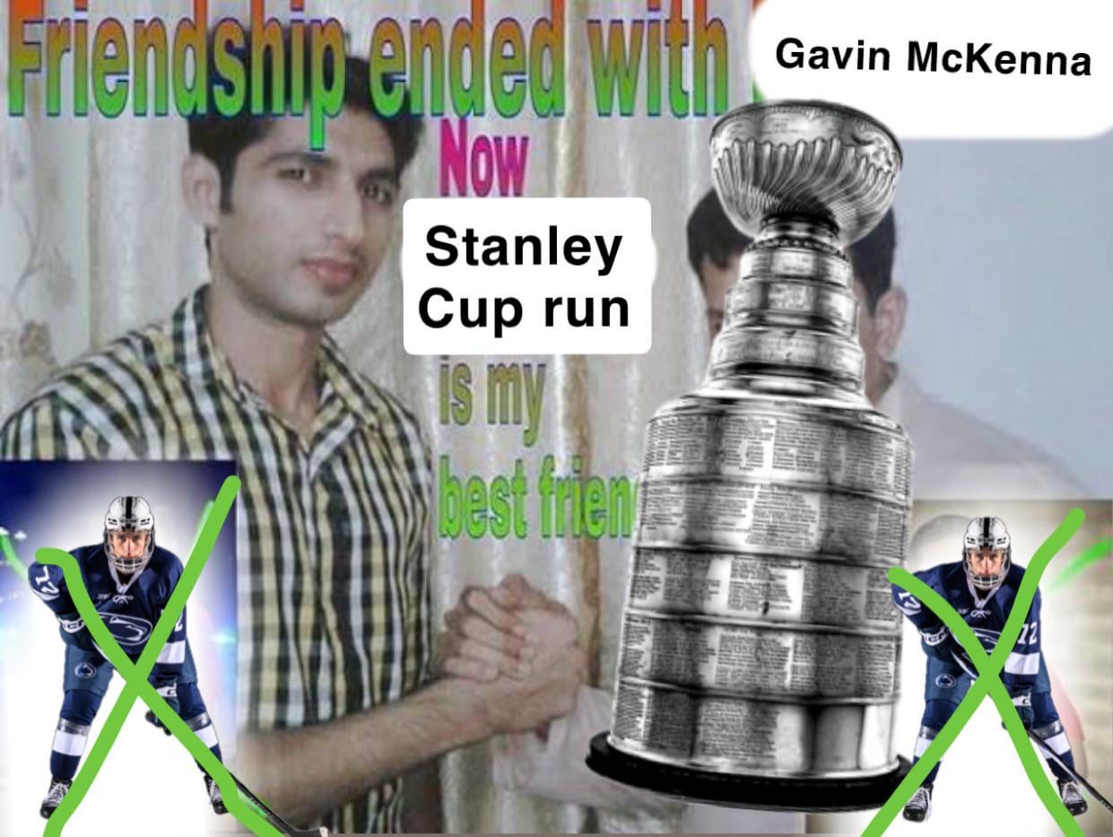 Sorry McKenna, the delusion of a 5th Cup is on the menu