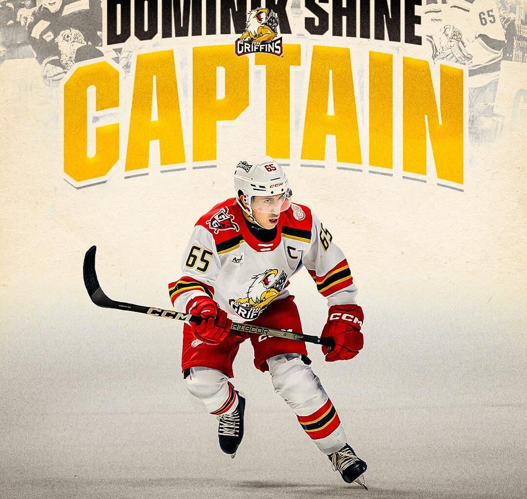 [Grand Rapids Griffins] Dominik Shine has been named the 19th captain in Griffins history