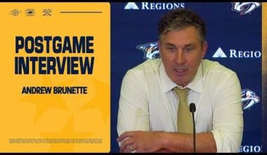 Andrew Brunette: Postgame Interview - Oct. 21