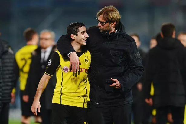Jürgen Klopp and Henrikh Mkhitaryan