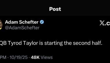 [Schefter] Justin Fields Benched