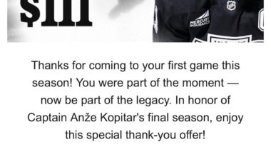 Anyone else get this email? Ticket sales must be pretty bad