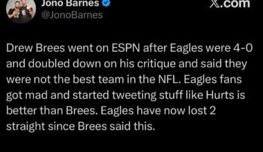 How delusional do you have to be to think Hurts is better than Drew?