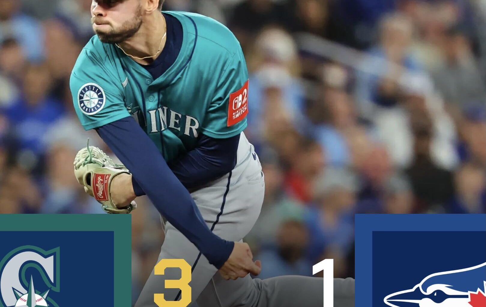 [FINAL] The Mariners take Game 1 of the ALCS in Toronto