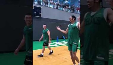 The team has a Spike Ball tournament in practice