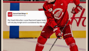 An update on Lucas Raymond.