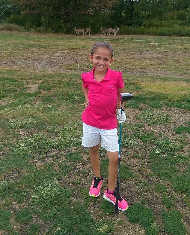 CJ achieved one of golf's most elusive feats, a hole-in-one, at the young age of nine