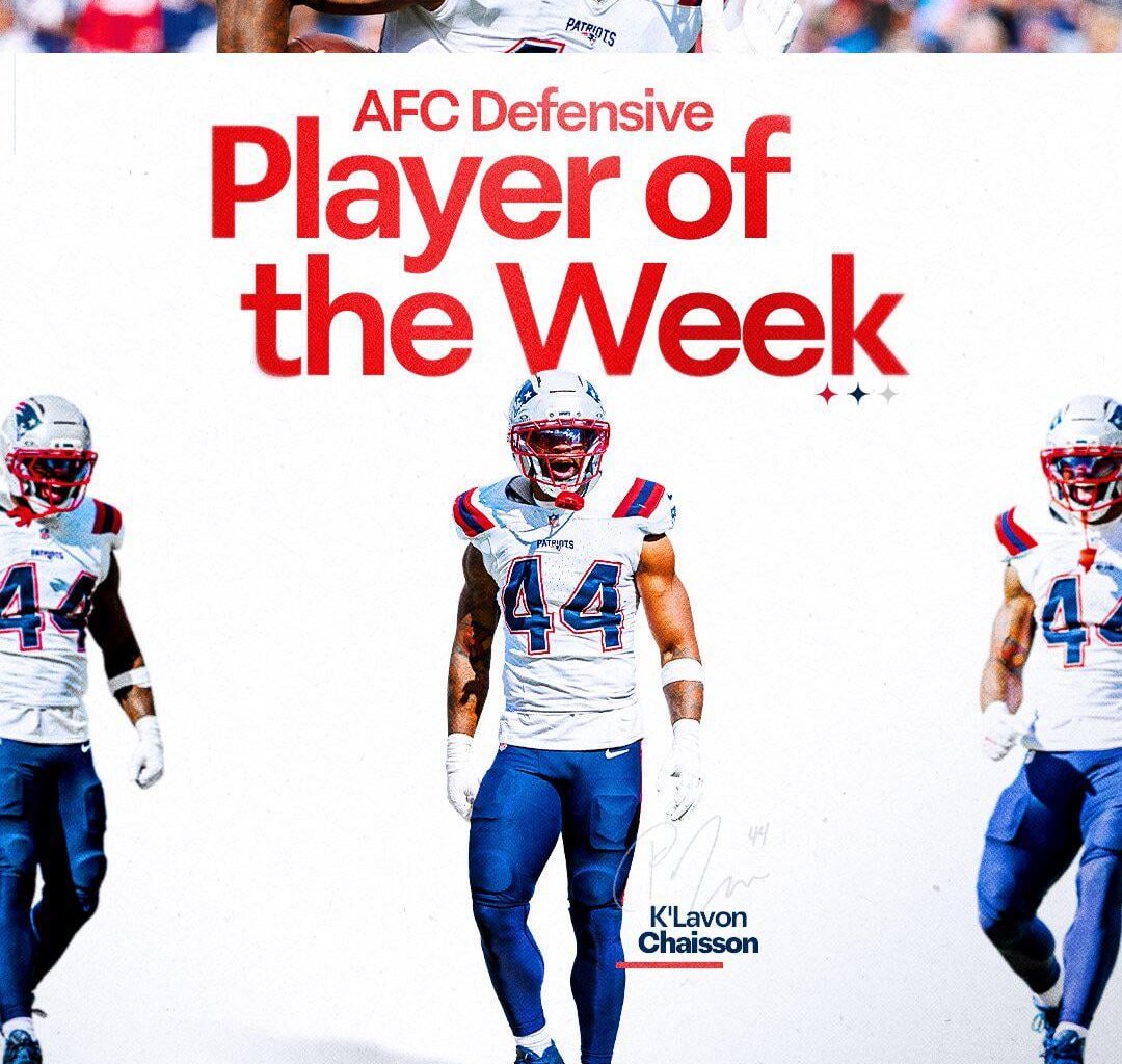 [Patriots] AFC Defensive Player of the Week K’Lavon Chaisson