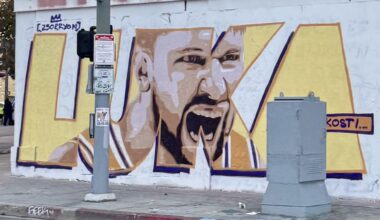 Luka mural on 3rd & Main in DTLA