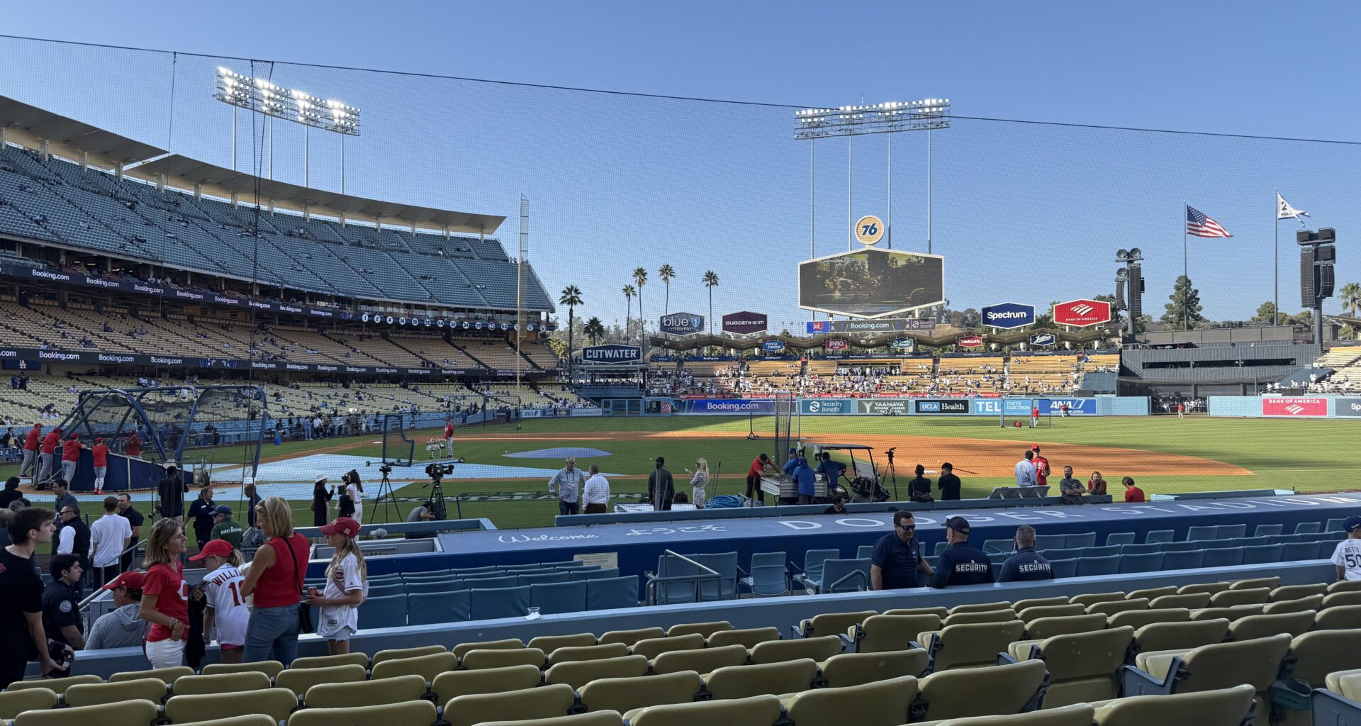 Checking in from enemy territory