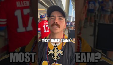 What team do New Orleans Saints fans HATE most??? #saints #falcons #bills #nfl #shorts