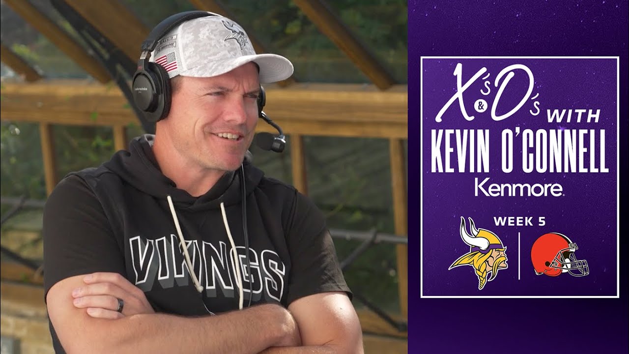Vikings vs. Browns in London, Fixing Penalties & Player Injuries | X's and O's with Kevin O'Connell