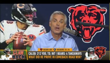 THE HERD | Colin Cowherd PRAISES Caleb Williams For GROWING With Chicago Bears | NFL