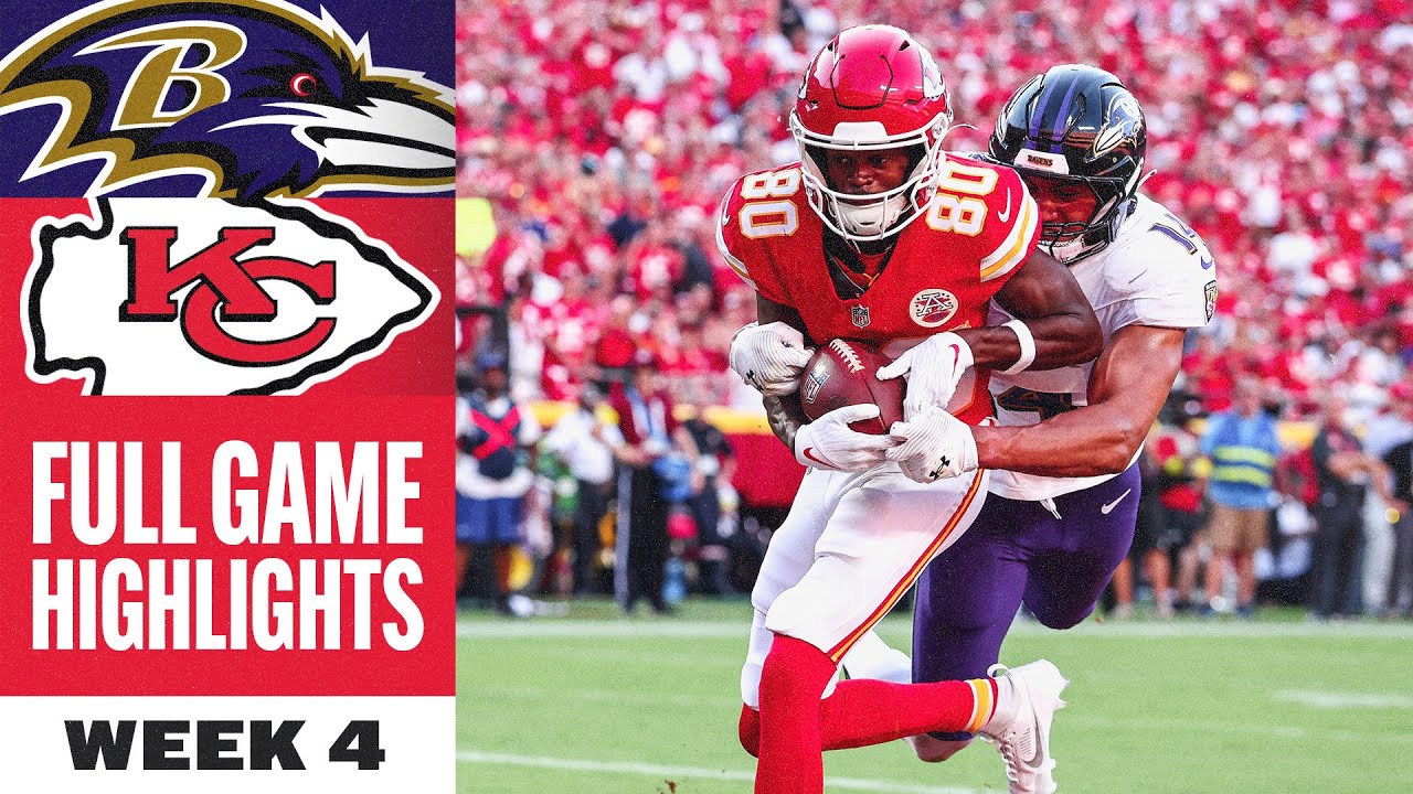 Kansas City Chiefs vs. Baltimore Ravens Game Highlights | NFL 2025 Season - Week 4