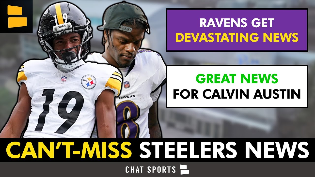 Steelers News: The Ravens Just Got Some DEVASTATING News + Great News On Calvin Austin III’s Injury