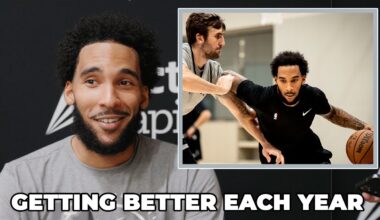 Julian Champagnie on His First Day of Training Camp and the His Expectations for the Season