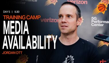 Head Coach Jordan Ott Media Availability | Phoenix Suns Training Camp Day 5