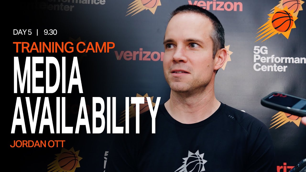Head Coach Jordan Ott Media Availability | Phoenix Suns Training Camp Day 5
