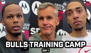 PRESS CONFERENCES: Who IMPRESSED on Day 1 of Training Camp? | CHGO Bulls