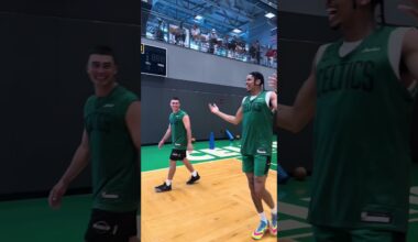Starting training camp off right 😂 #nba #celtics #shorts